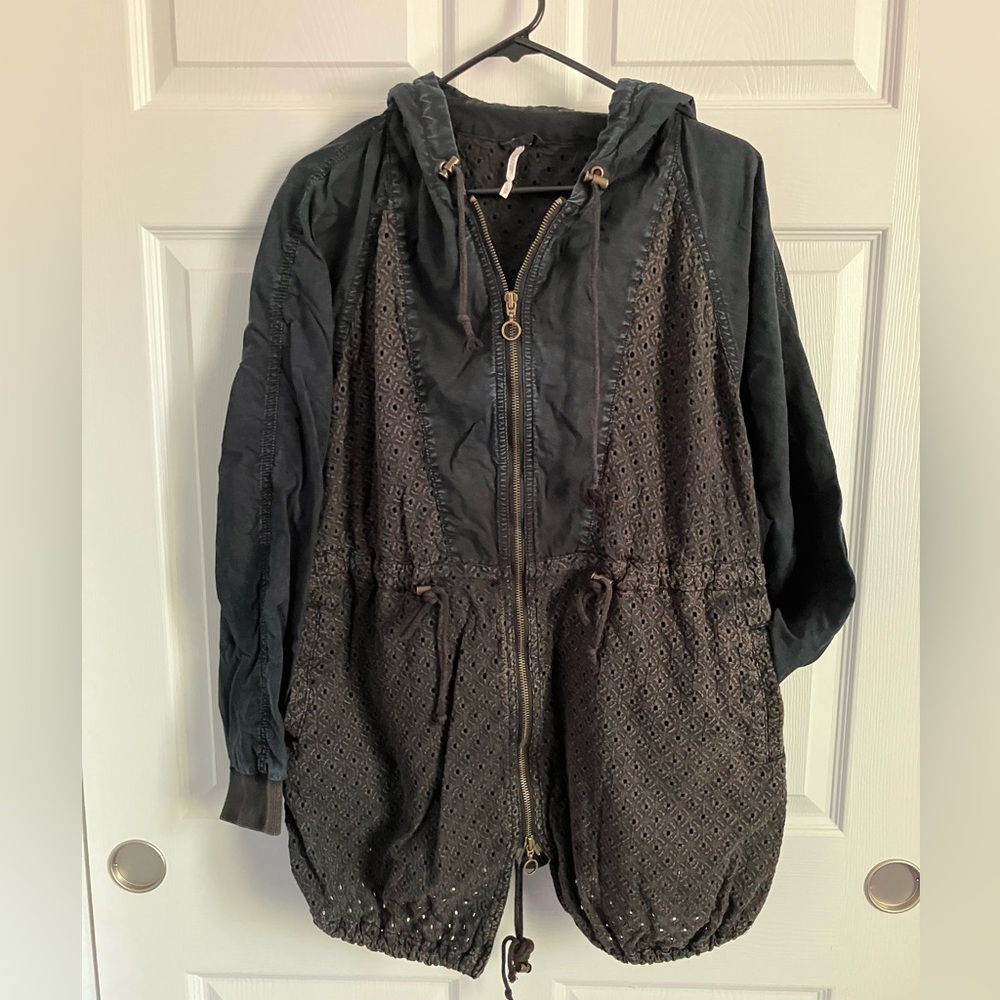 Free People eyelet anorak